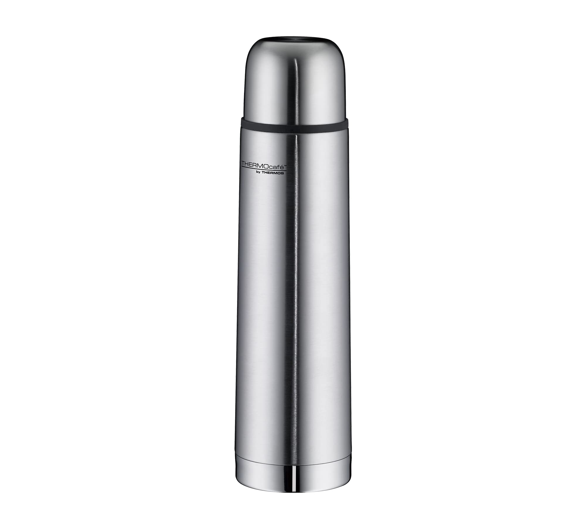 ThermoCafé by THERMOS Everyday 4058.205.070 Thermos Flask Matte Stainless Steel 0.7 L Twist Cap with Drinking Cup BPA