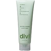 Divi Air Dry Styling Cream for Curly, Wavy & Frizzy Hair, Smooths, De-Frizzes, & Defines Strands for Up to 24 Hours, Adds Major Softness, Shine & Natural Style, 4 Oz
