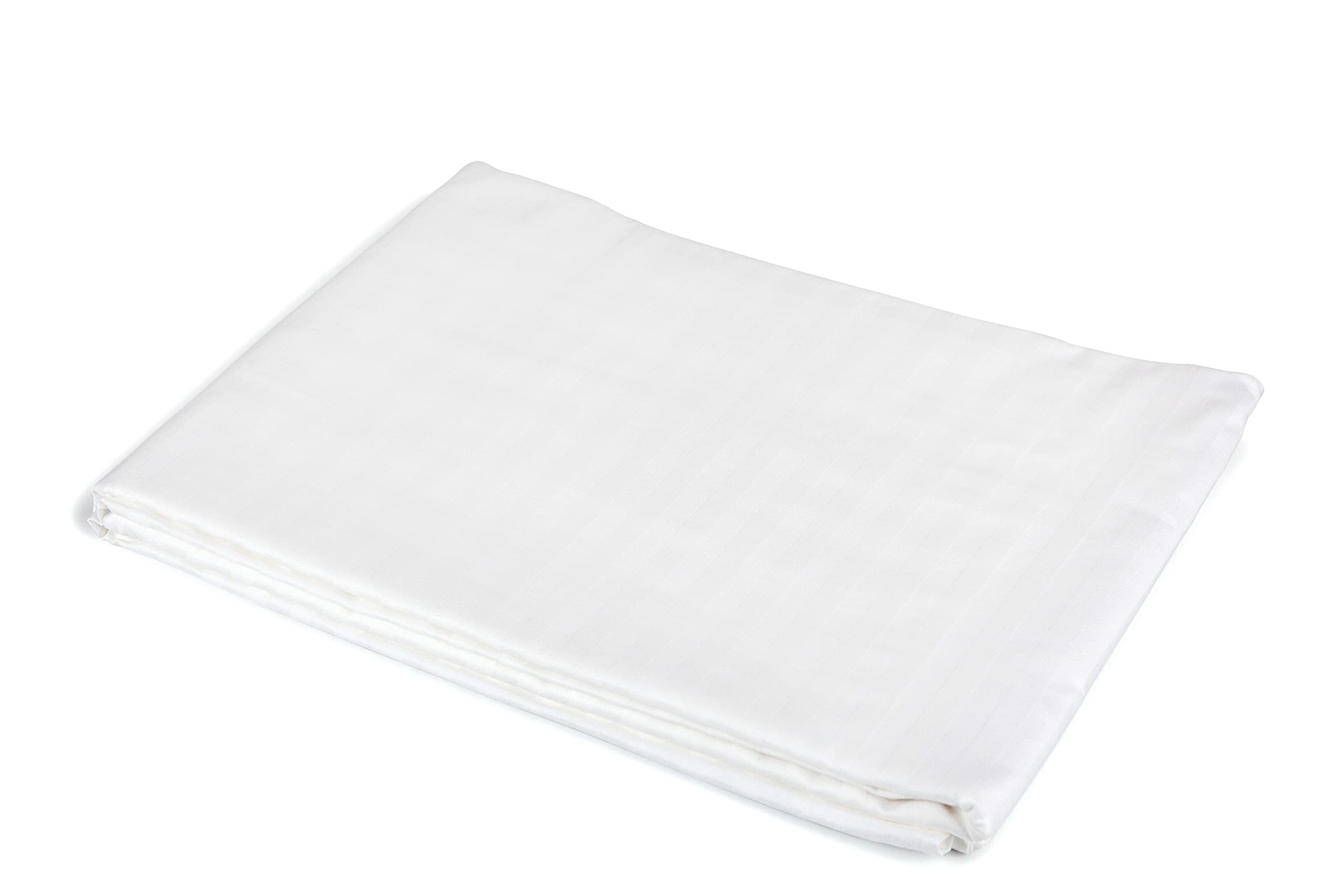 TextilDepot24 Flat Sheet Smooth White in Various Sizes 100% Cotton without Elastic (100 x 200 cm)