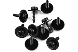 Black Torx Screw Bolts for Ford Focus Escape Under Engine Shield Air Dam Deflector Pack of 10
