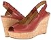 Nine West Women's Cantalope Leather Wedge Sandal