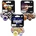 Mega Marbles 3 Pack - Stardust, Jupiter, & Meteor Game Nets - Includes 1 Shooter Marble & 24 Player Marbles Per Net