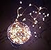 Qualizzi Starry Lights with Remote Control/Dimmable (33 Feet). Very Pretty Bright Fairy Light Effects on Led Copper Wire String Lightings.