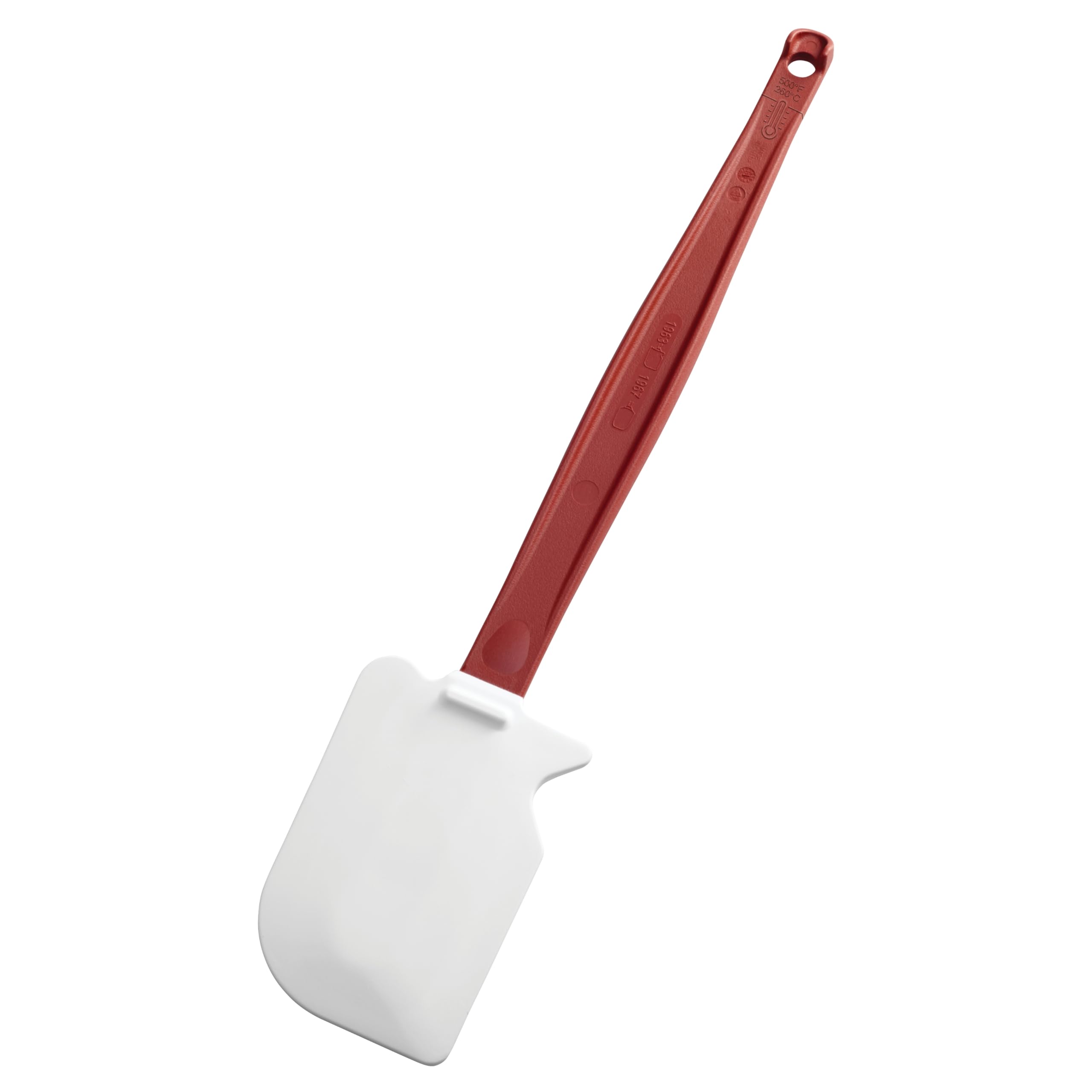 Rubbermaid Commercial Products FG1963000000, High-Heat Silicone Spatula, 34 cm, Red Handle