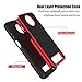 Elegant Choise Moto Z3 Case, Moto Z3 Play Case, Hybrid Dual Layer Shock Absorbing Anti-Scratch Rugged Bumper Armor Defender Protective Case for Motorola Moto Z Play 3nd Gen 2018 (Red)