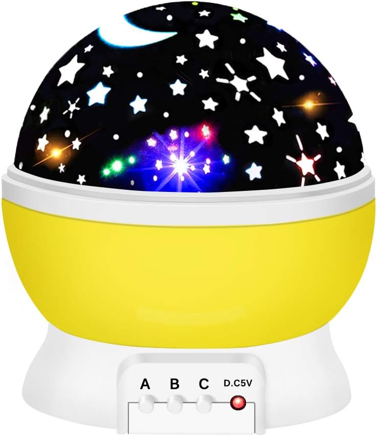 ATOPDREAM Amusing Moon Star Projector Light for Kids - Festival Gifts
