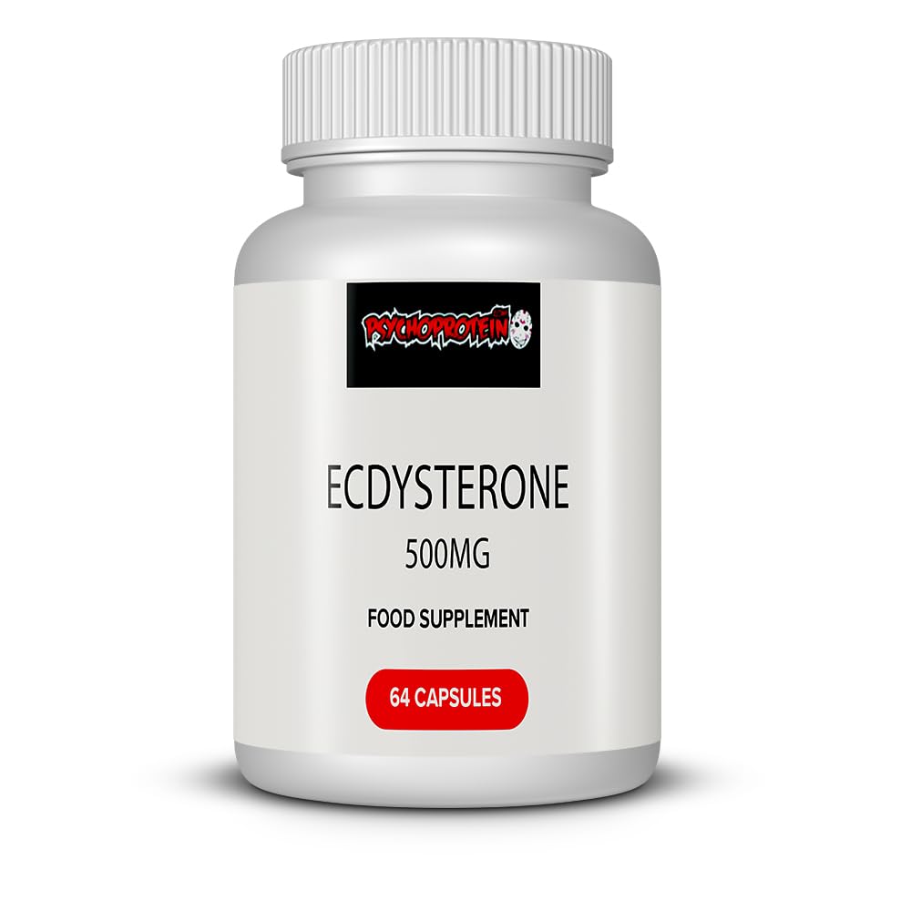 Ecdysterone 500mg Capsules Supplement Extract - Ultimate Natural Anabolic (Cyanotis Arachnoidea) 64 Capsules (2-Month Supply)