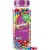 SKITTLES Wild Berry Chewy Fruit Flavor Candy 30Oz Resealable Bulk Candy Jar | Wild Berry Fruit Candy Jar For Freshness, Easy Pour, Snacking, Back to School, College Dorms, Road Trips, Gaming &amp; Party Fun