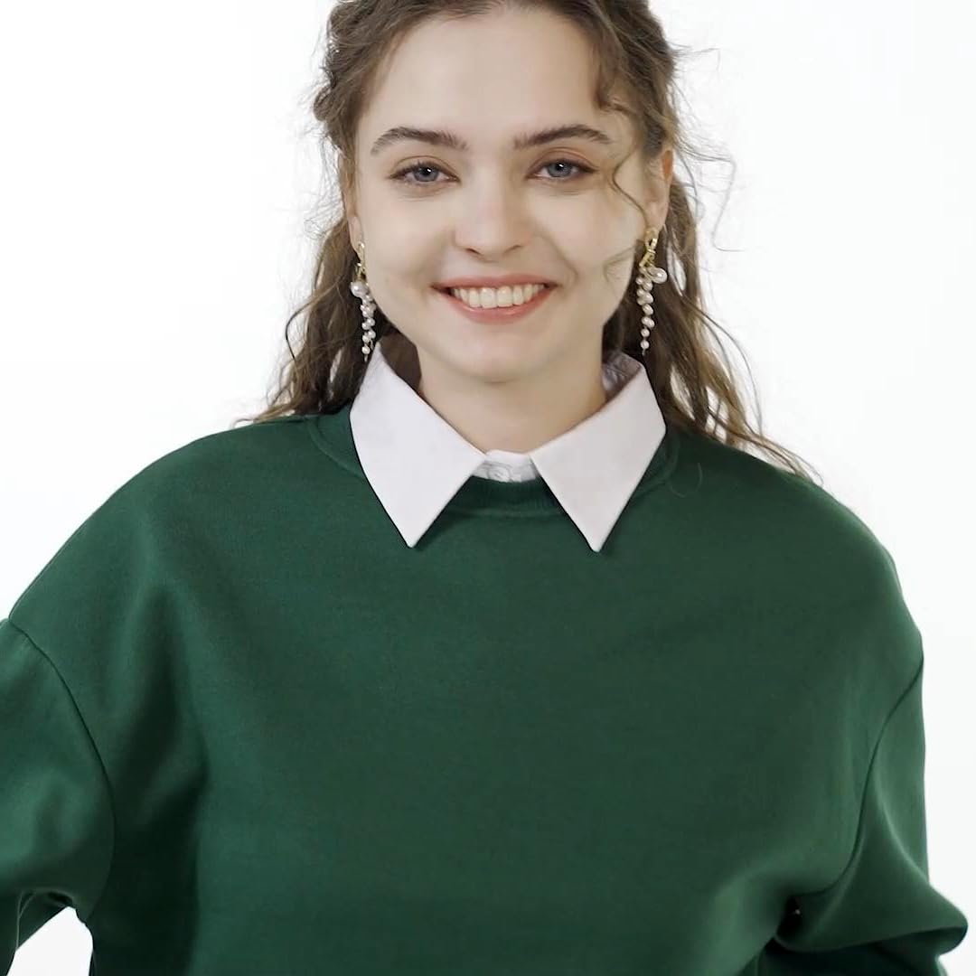 Joyci Fake Collar Detachable Half Shirt False Collar Solid Color Pointed Doll Peter Pan Blouse Dickey for Women Favors