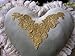 Beautiful Large Vintage Dusted Gold Metallic Venice/Venise Lace Yoke Trim