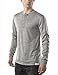 Men's Merino Wool Long Sleeve Henley - Everyday Weight - Wicking Breathable Anti-Odor - Grey - L