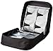 Amazon Basics Polyurethane, fabric CD/DVD Wallet, 128-capacity, Black