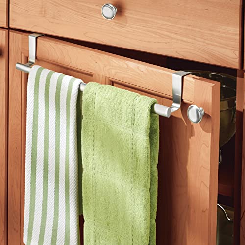 mDesign Adjustable, Expandable Kitchen Over Towel Bar Hang on