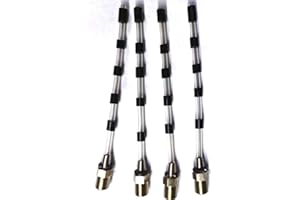 BIAOMEI Ruber Rotate Tube Pipe for High Pressure car Interior Spraying Cleaning Gun Class z-010 and Blow Out Tool z-014 Maintenance Rebuild Kit(4pcs/lot