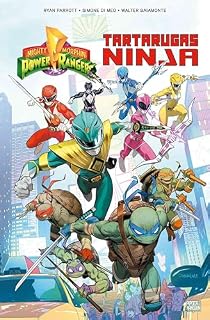 Livro Power Rangers e Tartarugas Ninja