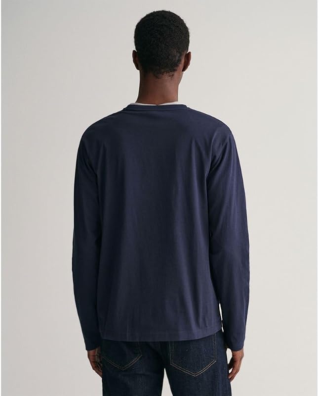 REG SHIELD LS T-SHIRT, T-shirt Uomo, Blu ( EVENING BLUE ), L — foto 2 di 5