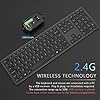Jelly-Comb-Wireless-USB-Keyboard-and-Mouse-Combo-24G-Wireless-Rechargeable-Keyboard-and-Mice-Qwerty-UK-Layout-with-USB-Receiver-for-PC-Laptop-Computer-with-Windows-System-Space-Gray Jelly Comb Wireless USB Keyboard and Mouse Combo, 2.4G Wireless Rechargeable Keyboard and Mice Qwerty UK Layout with USB…
