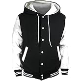 Orchid Cotton hoodie Black varsity jacket men-letterman jacket men-baseball hoodie-mens lightweight jackets with hood