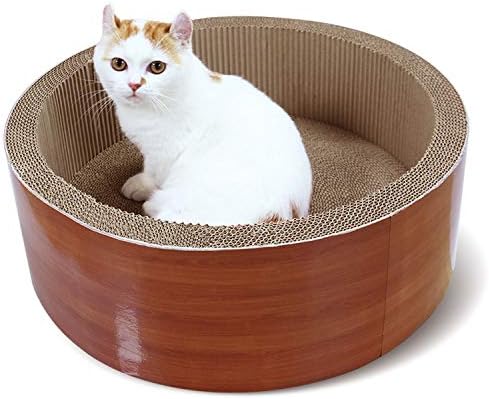 circle cardboard cat scratcher