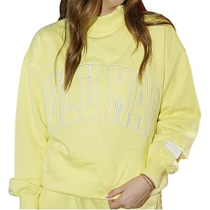 LULU MAC Mock Neck Terrry Cloth Sweatshirt Sweat Shirt T-Shirt Adult