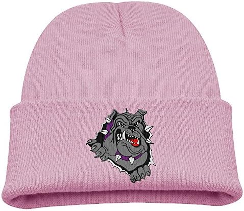 Soraiya Cartoon Bulldog Boy's/Girl's Knitted Beanie Cap Winter Hats