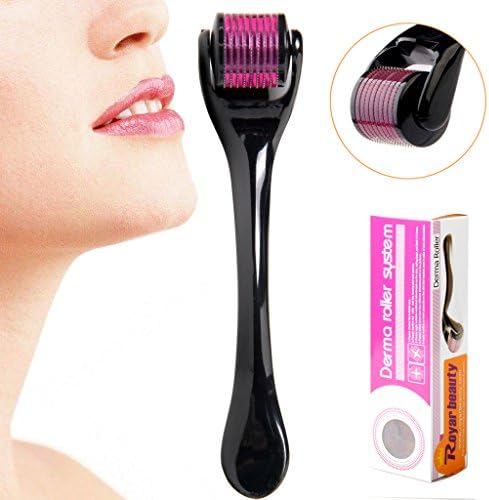 Derma Roller Personal Skin Care - 540 Microneedle Home Use Facial Skin &amp; Body Care Beauty Massage Tools (0.25mm, Best Gift for Wife)
