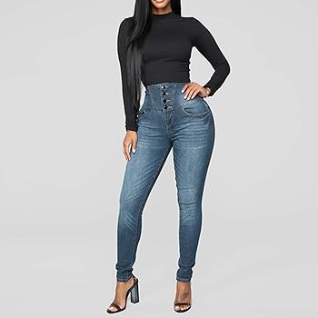 K Youth Vaqueros Cenidos De Tiro Alto Mujer Elastico Leggings