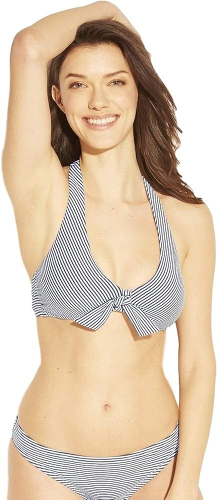 white tie front bikini