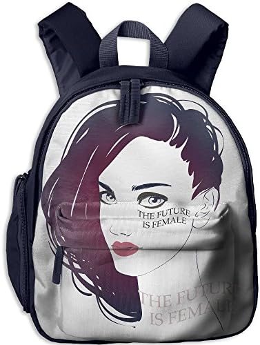 The Future Is Female Feminism Womens Printed Kids Backpack School Backpack Children Backpacks Bags With Front Pockets