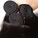 Beauty Forever Hair Brazilian Virgin Straight Hair Weave 3 Bundles with 1 Piece 3 Part Lace Closure 100% Unprocessed Human Hair Extensions Natural Color 16 18 20+14 Closure