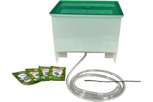 LEVGO HOME Automatic Christmas Tree Watering System (+ Plant Preservative) | Reduce Needle Loss | Never Have a Dry Stand | Evergreen Helper® | US Patent 12,102,249