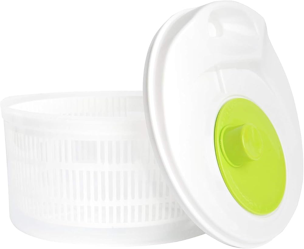 NNOVAT Large Salad Spinner Vegetable Leaf Dryer for Lettuce Veggie Drainer