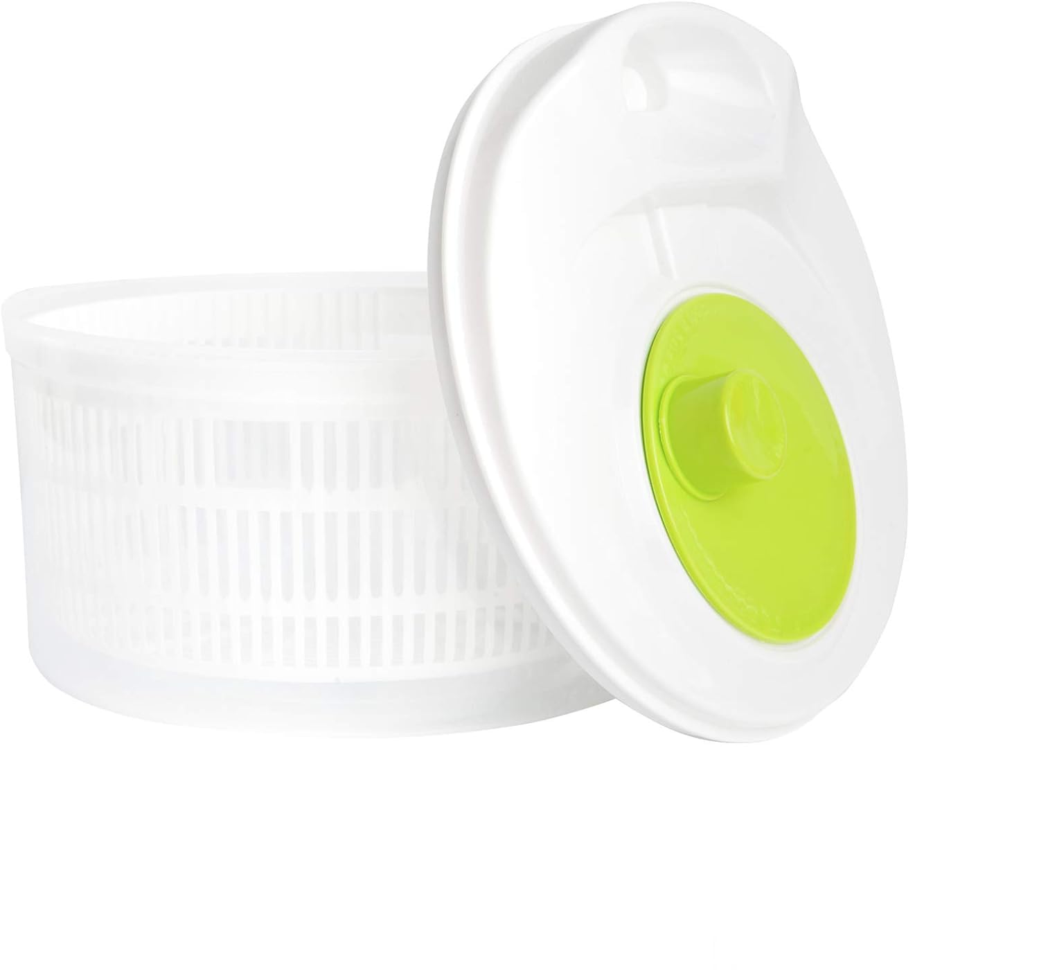 Plastic Large Salad Spinner Leaf Dryer Lettuce Veg Drainer Dressing HERB Water