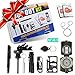 Exqline Survival Kit, Portable Emergency Survival Gear 12 in 1, Professional Survival Tactical Tools with Knife Compass Fire Starter for Cars Trip Hiking Camping Fishing Wilderness