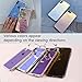 Lucus iPhone 8 Case, iPhone 7 Case, Magic Mirror Case, Hybrid Transparent Mirror Hard PC Back Cover Soft TPU Bumper Drop Protection Wireless Charging Case