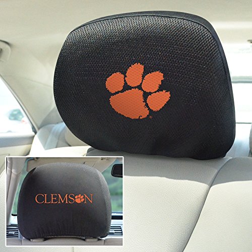 Fanmats NCAA Clemson University Tigers Kopfstützenbezug, Polyester