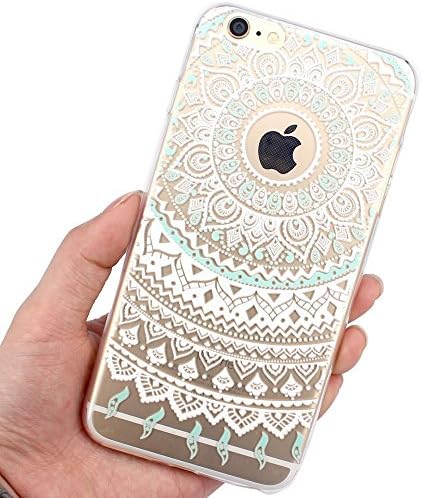 iPhone SE Case, iPhone 5/5S Case, VIM Shop® [Mandala Pattern Design] Soft TPU Case For iPhone SE/5/5S (4.0Inch) [Mint]