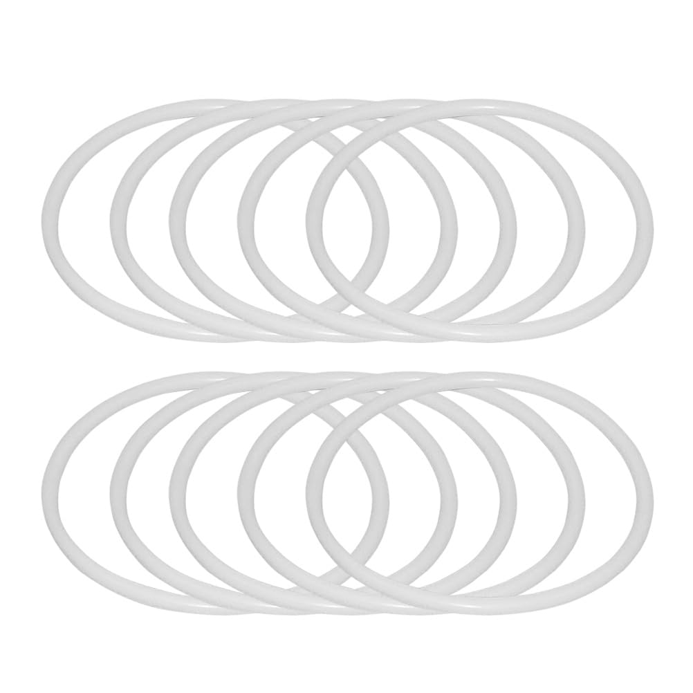 Healifty 30Pcs Plastic Dreamcatcher Rings 3.35In Diy Dreamcatcher Material Circles for Wall Hanging Craft Projects and Mandalas