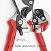 Deercy Pruning Shears, Garden Shears, Hand Pruner, Sharp Tree Trimmers Secateurs Hand Pruner Clippers with Safety Lock.