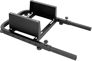 Marada Racing Simulator Seat Mounting Frame with Bolts Suitable for Dardoo, Supllueer, Anman Sim Gaming Stand DIY Adjustable & Portable Real Driving & Flying Simulation Split Rear Seat Cockpit