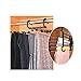Space Saving Hangers 5 in 1 Trousers Pants Denim Jeans Scarf Coat Hanger Hook Clothes Rack by HuaYang