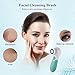 TOUCHBeauty Waterproof Facial Brush Rotating Skin Cleansing Brush with Stand, Dual Speed Face Exfoliating Cleansing System with Soft Bristle Brush Head for Oil Skin TB-1483
