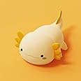 DREAMING MY DREAM Axolotl Night Light for Kids,Cute Axolotl Gifts lamp Rechargeable Light Table Bedside Lamp,LED Animal Silicone Nursery Night Lamp Cute Room Decor for Kids Girls Boys