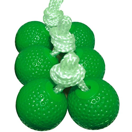 Maranda Enterprises Ladderball - 3 Pack Soft Bolas, Green - Thumbnail 4