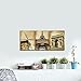 Pyradecor Famous Architecture Canvas Prints Wall Art Paris City Building Pictures Paintings for Living Room Bedroom Home Decorations Modern 3 Piece Stretched Landscape Artwork