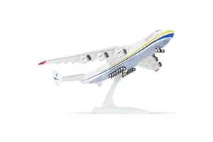QIYUMOKE 1/280 AN-225 Airplane Model Kits Antonov 225 Mriya Cargo Plane Model with Stand Classic Military Aircraft for Adult 