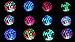 Solar Colorful Flower Ball Lights (#W008F), Mosaic 3.5