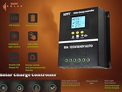 100A MPPT Solar Charge Controller 12V 24V 36V 48V