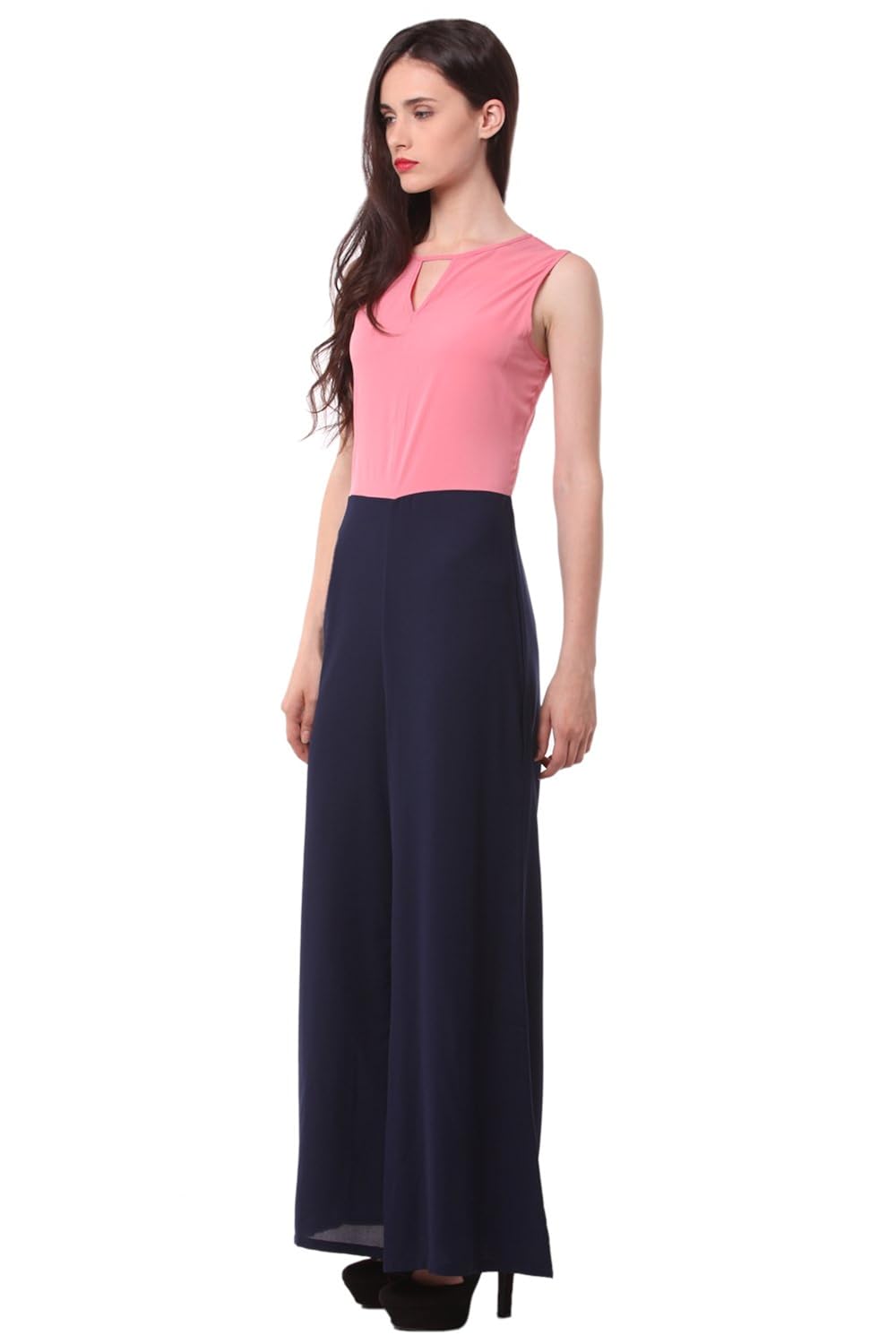 eyelet printed women's jumpsuit