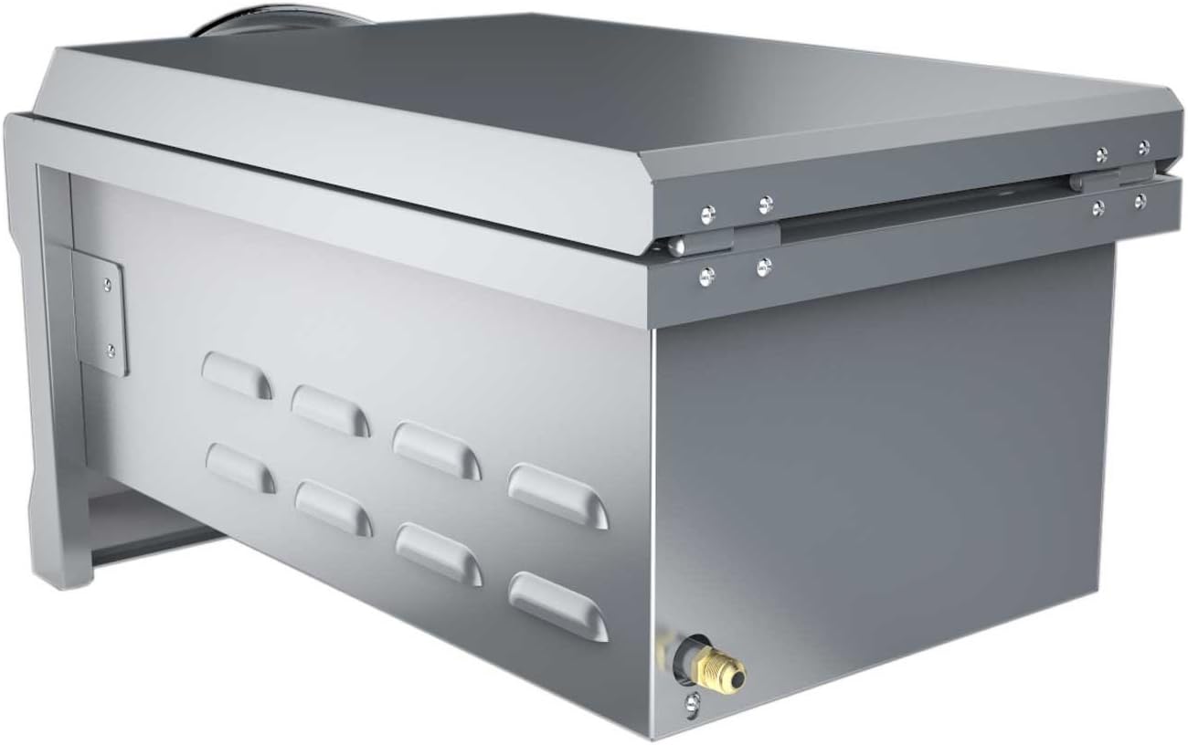 review SUNSTONE 2CSB-NG Slide-In Double Side Burner Natural Gas Grill,Stainless Steel